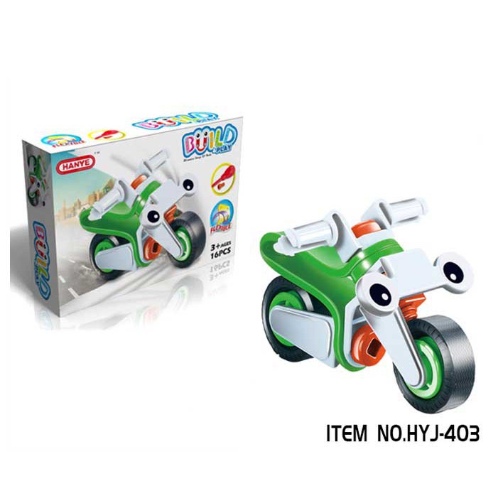 Đồ chơi Diy Models lắp ghép Build&Play nhựa mềm mô hình Toyhouse 403