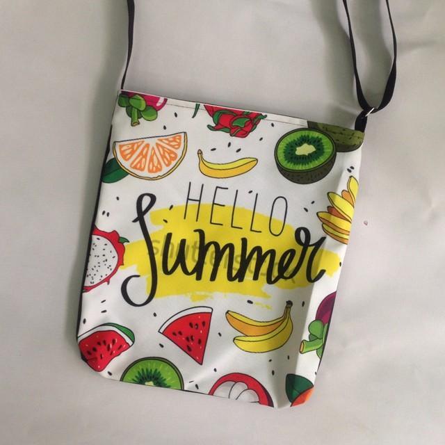 Túi vải đi biển Túi tote du lịch Túi canvas Hello Summer Gsoc