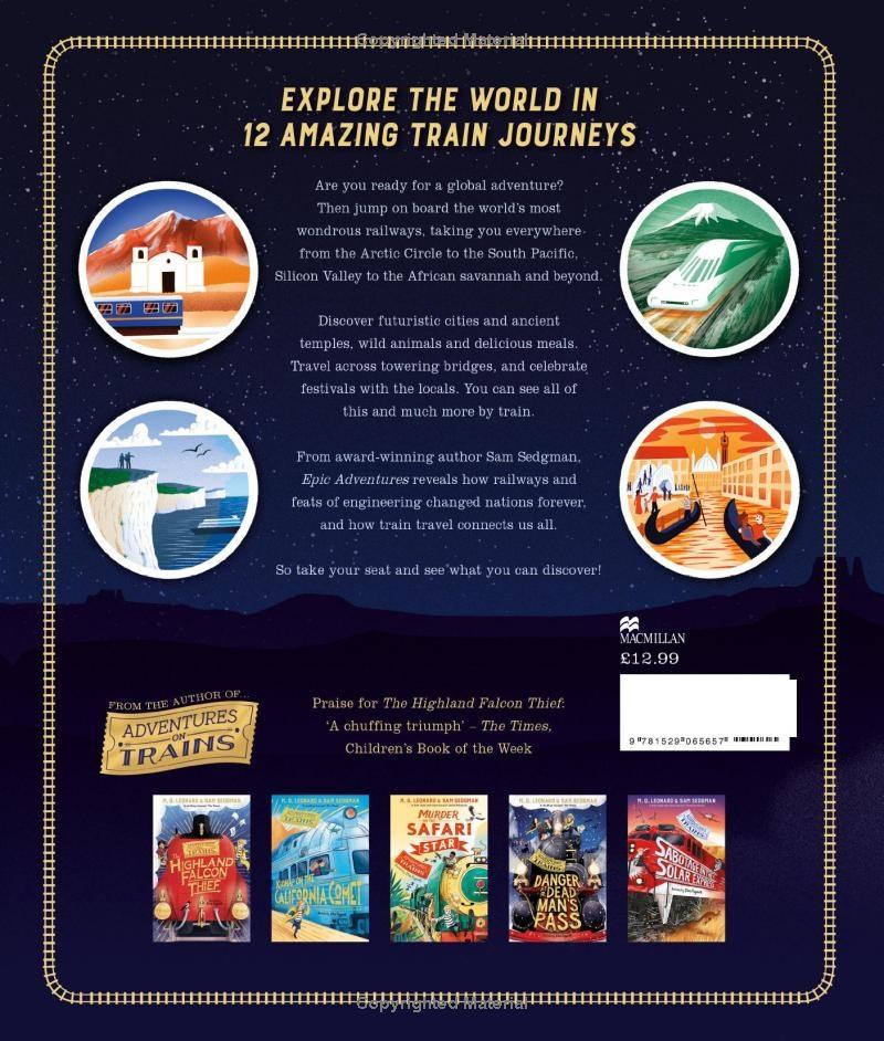 Sách ngoại văn: Epic Adventures - Explore The World In 12 Amazing Train Journeys