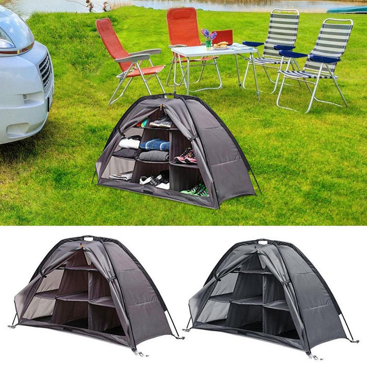 Tủ Cắm Trại Ngoài Trời Camping Organizer Tent&amp;RV Xếp Gọn Du Lịch - Home Decor Furniture