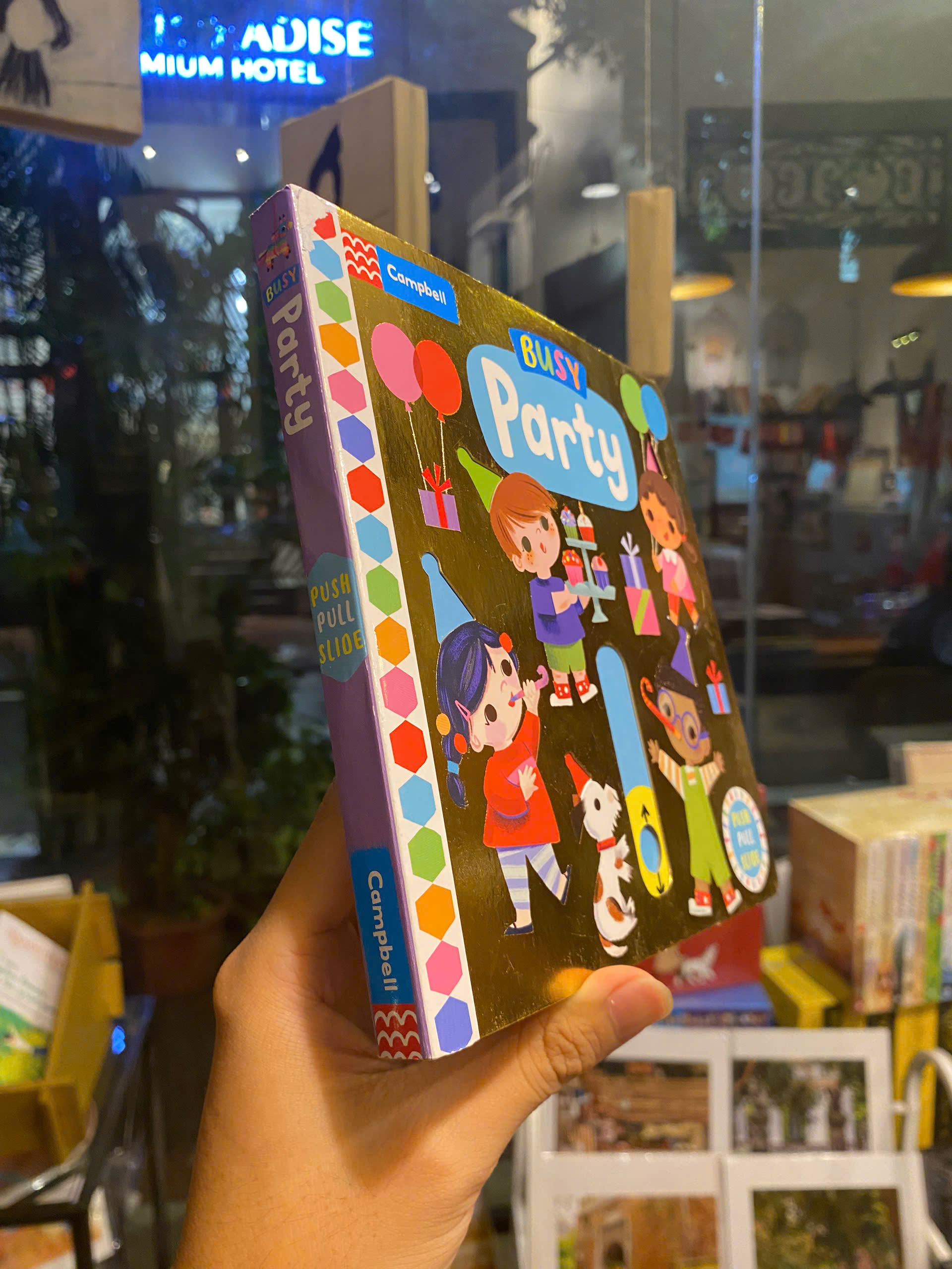 Sách - Busy Party by Campbell Books | English Children's Picture Book - Activity Book