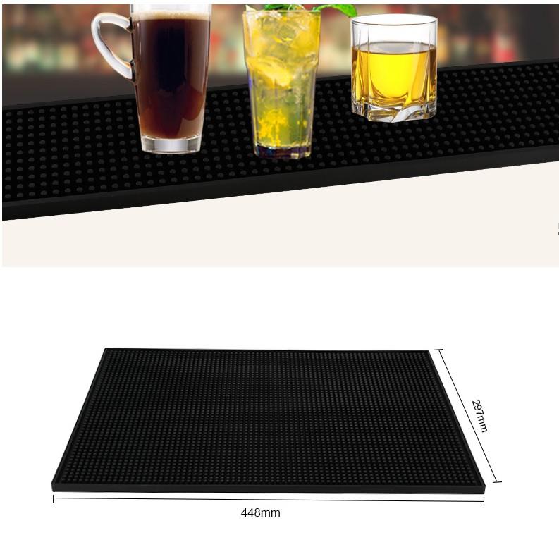 Tấm lót quầy bar pha chế cao su 30x45cm