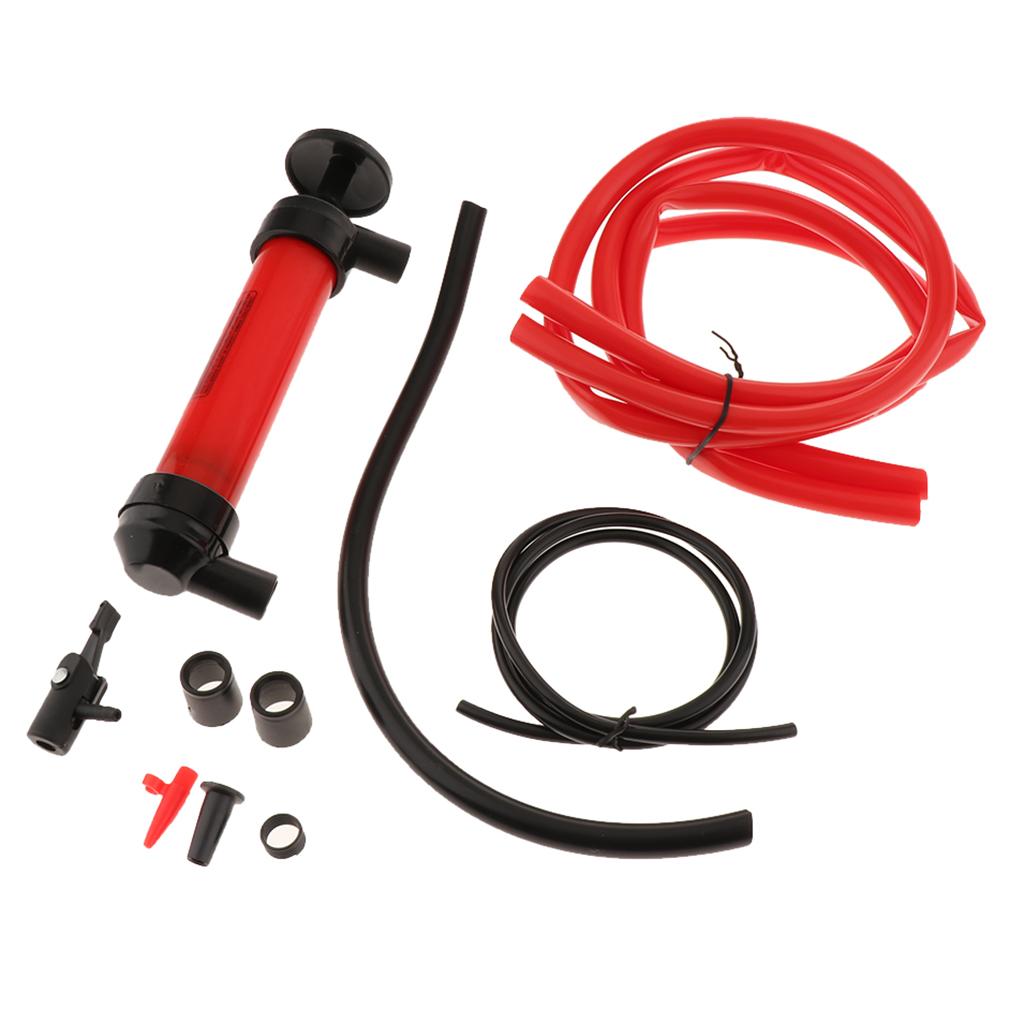 Multi-Purpose Siphon Transfer Pump Kit, Extractor Suction Tool for Liquids