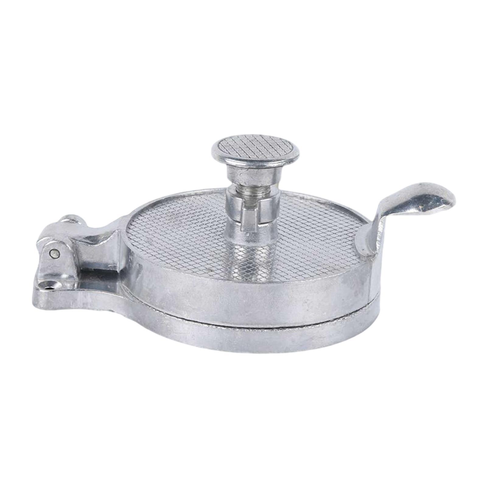 Round Burger Smasher Smooth Press Meat Steak for Flatbreads Cooking Barbecue