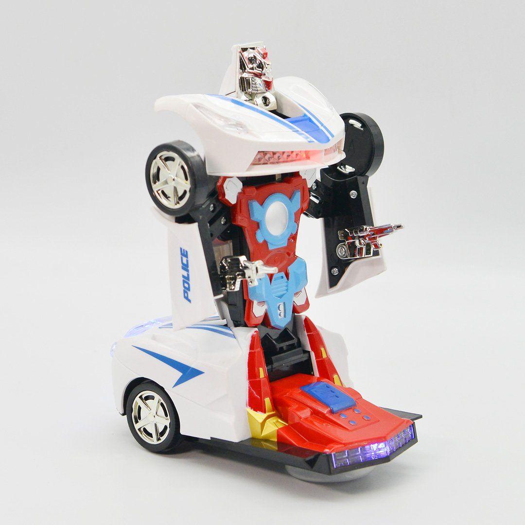 Đồ Chơi Robot Biến Hình Xe Cảnh Sát - Siêu Trình Diễn - Cresta DK81400