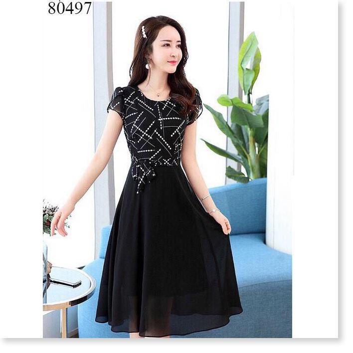 Đầm voan lụa hàng quý phái mẫu mới nhất