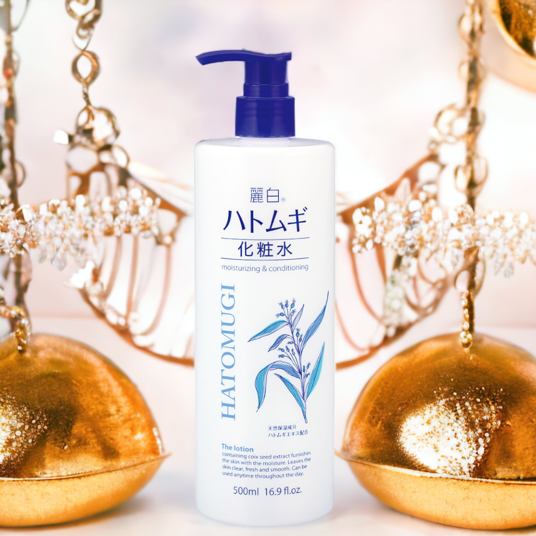 Lotion  Cấp Ẩm Dưỡng Sáng Mịn Da Reihaku Hatomugi Lotion (Chai 500mL)