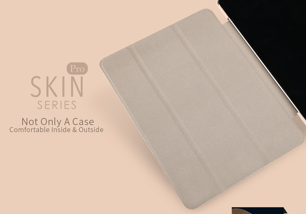 Bao da chính hãng Dux Ducis Skin Pro Series cho iPad 9.7 2018/ iPad 9.7 2017 - Vàng Hồng