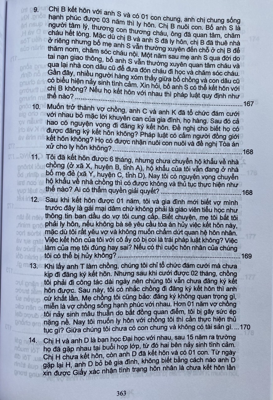 Luật Hôn nhân và gia đình - Luật phòng, chống bạo lực gia đình và 166 tình huống giải đáp pháp luật về hôn nhân gia đình