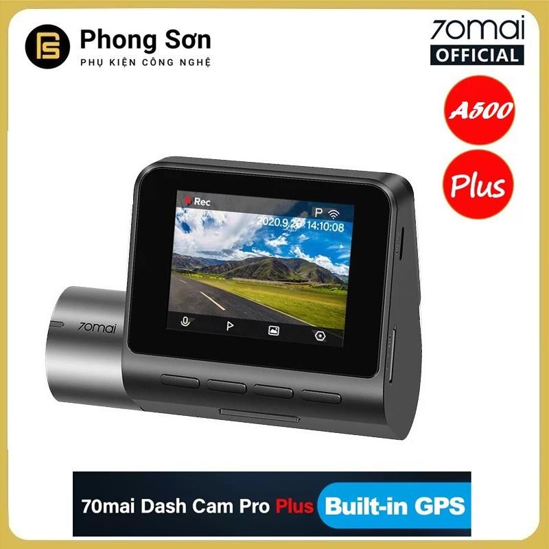 Camera hành trình 70mai Dash Cam Pro Plus , 70mai A500 Quốc tế , Tích hợp sẵn GPS , Cam hành trình xiaomi , Bảo Hành 12