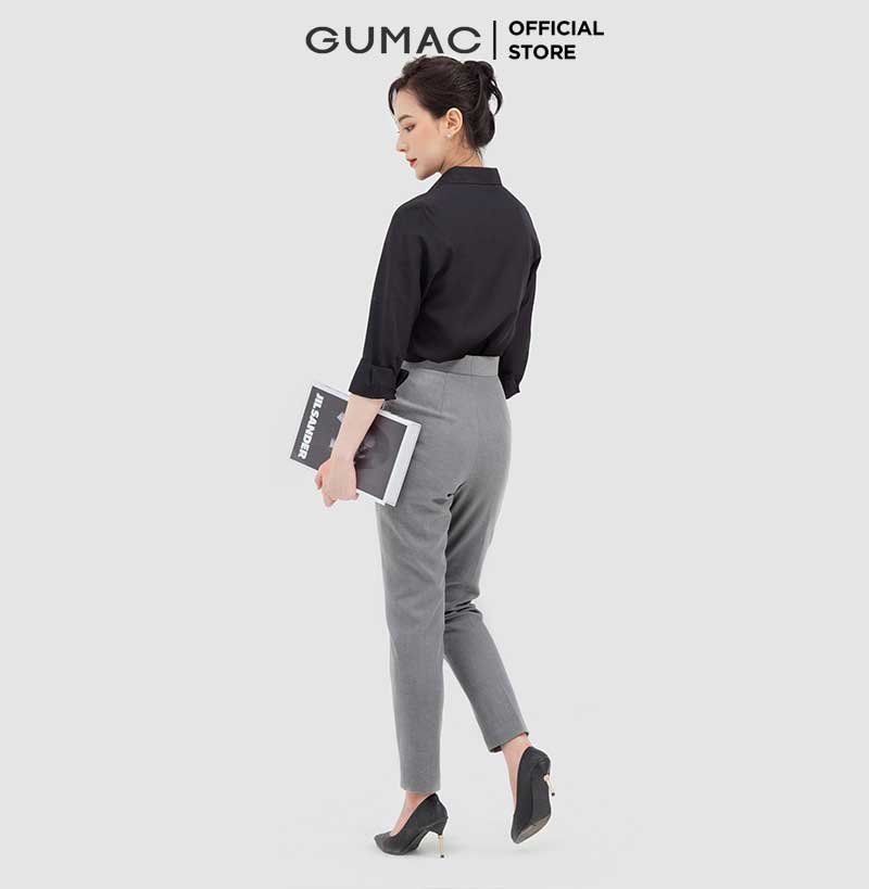 Áo sơ mi nữ GUMAC AB922 cơ bản