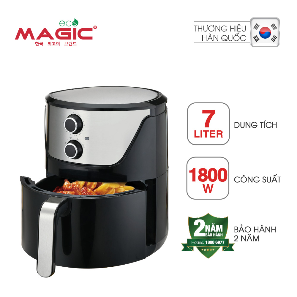 Nồi chiên nướng không dầu Magic Eco AC120 7L  - Hàng chính hãng