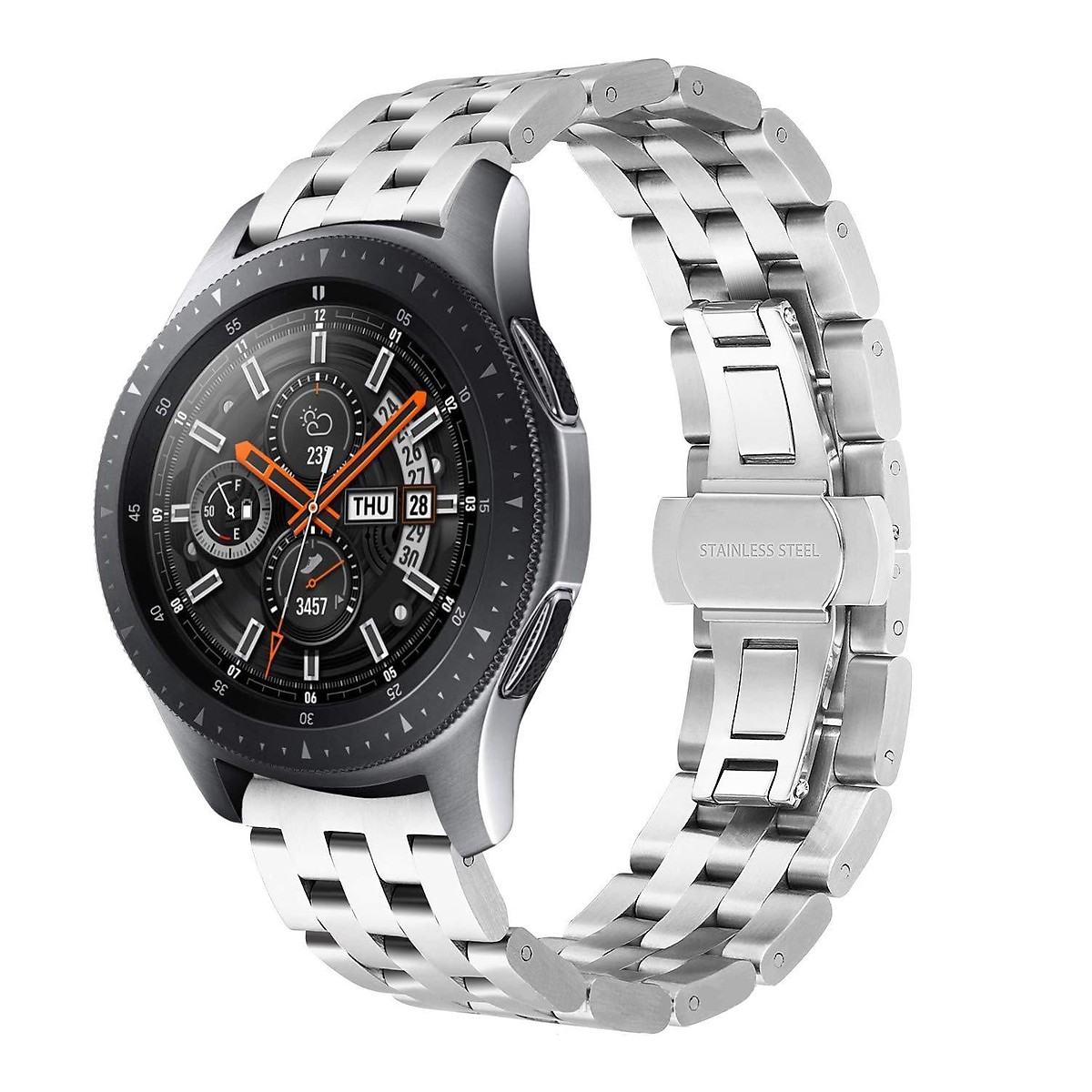 Dây Thép Steel cho đồng hồ Galaxy Watch Active 2, Galaxy Watch Active, Galaxy Watch 42