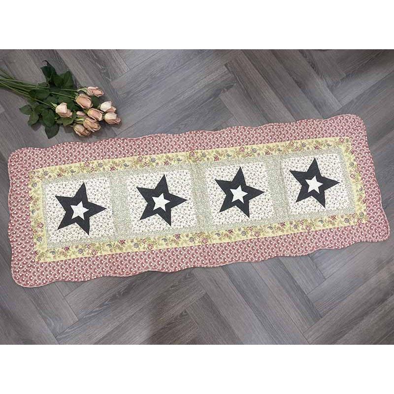 Thảm dài - Sao 5 cánh đen - TDA541