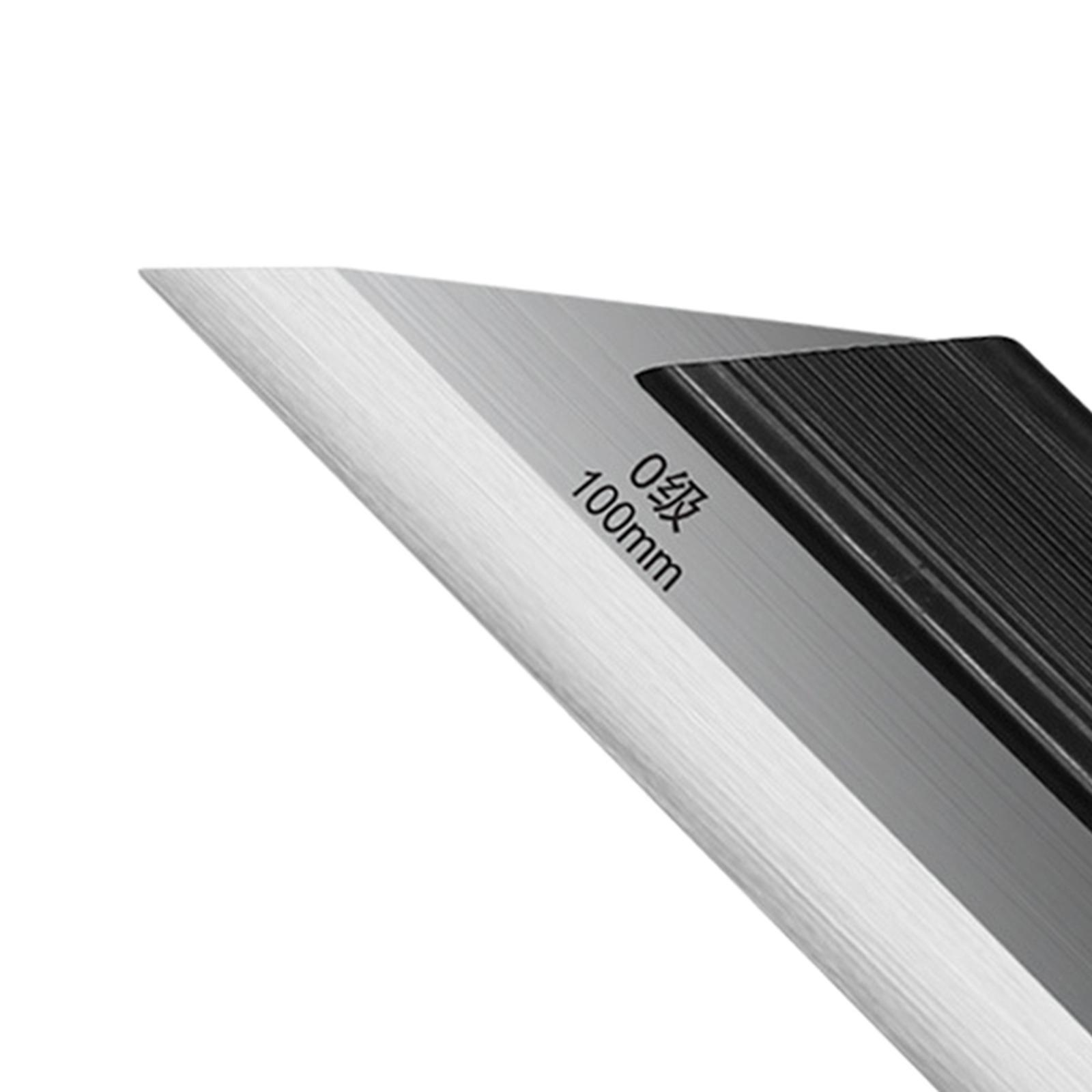 Steel Blade Ruler Square Ruler, Flat Measuring Ruler Machinist Layout Edge Ruler