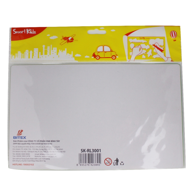 Khuôn Vẽ Transport Smart Kids SK-RL3001