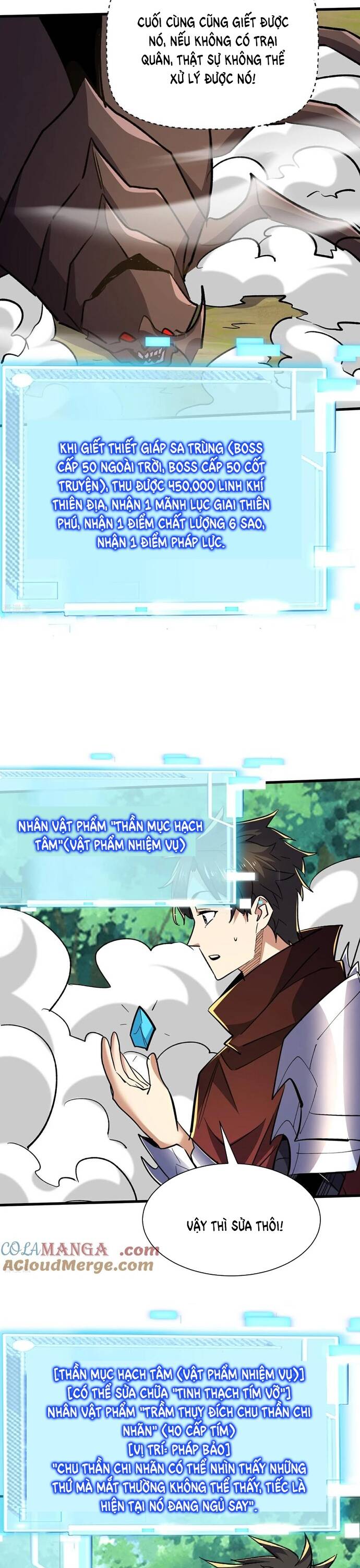 từ dã quái bắt đầu thăng cấp chapter 82 6