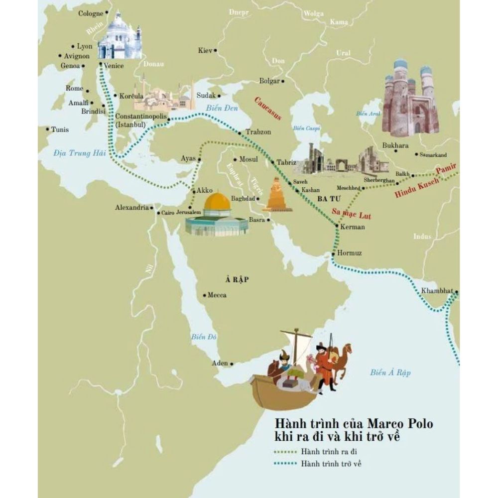 Sách Marco Polo Du Hành Về Phương Đông