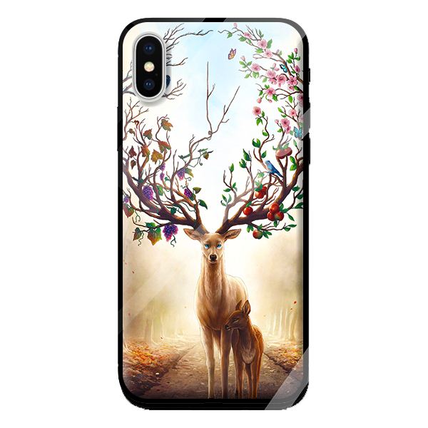 Ốp kính cho Iphone X mẫu HƯƠU 3 - Hàng chính hãng