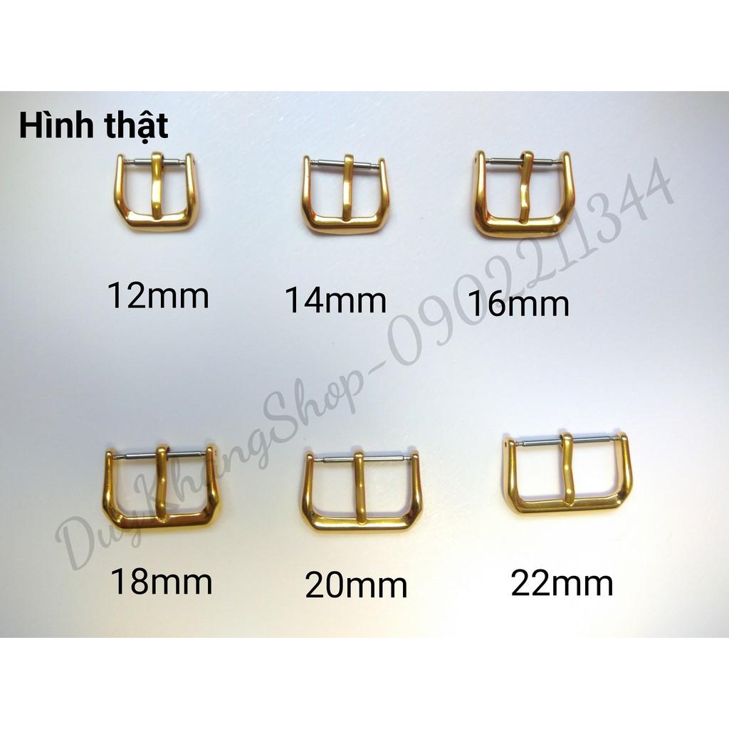 Khóa dây đồng hồ màu vàng cao cấp