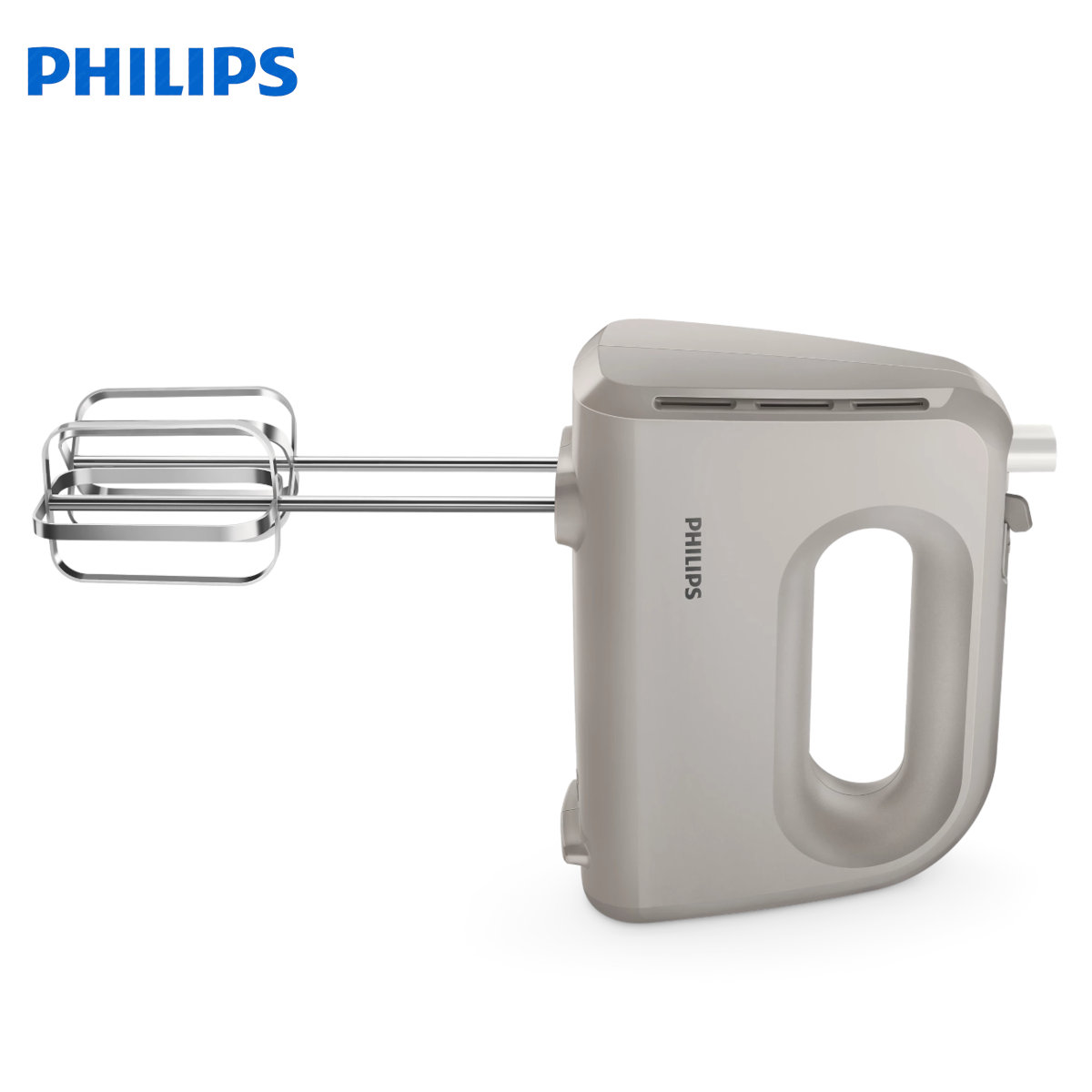 Máy đánh trứng cầm tay Philips HR3705/20 công suất 300W, bảo hành 2 năm - Hàng chính hãng