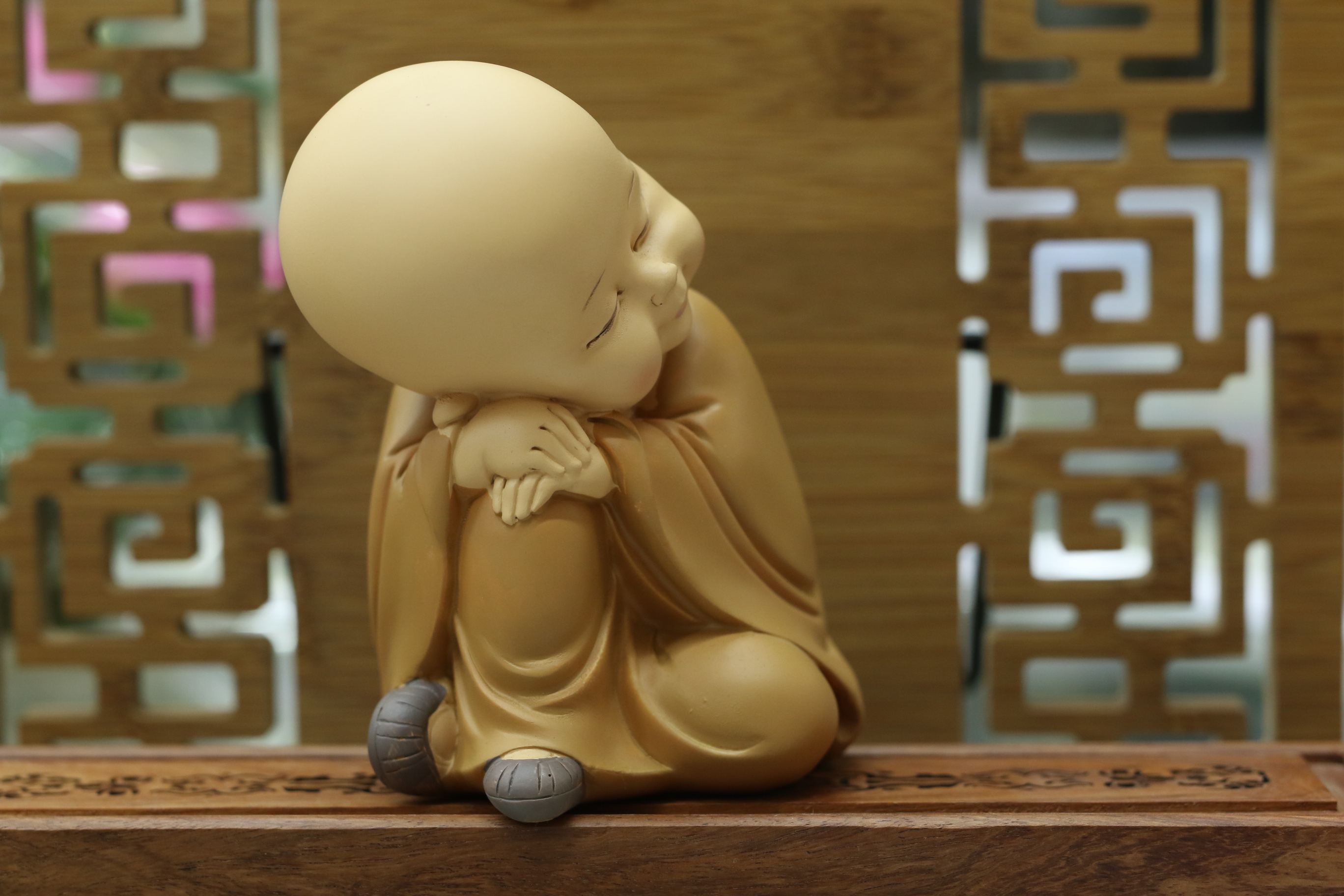 Tượng Chú Tiểu An Nhiên-Ngồi
