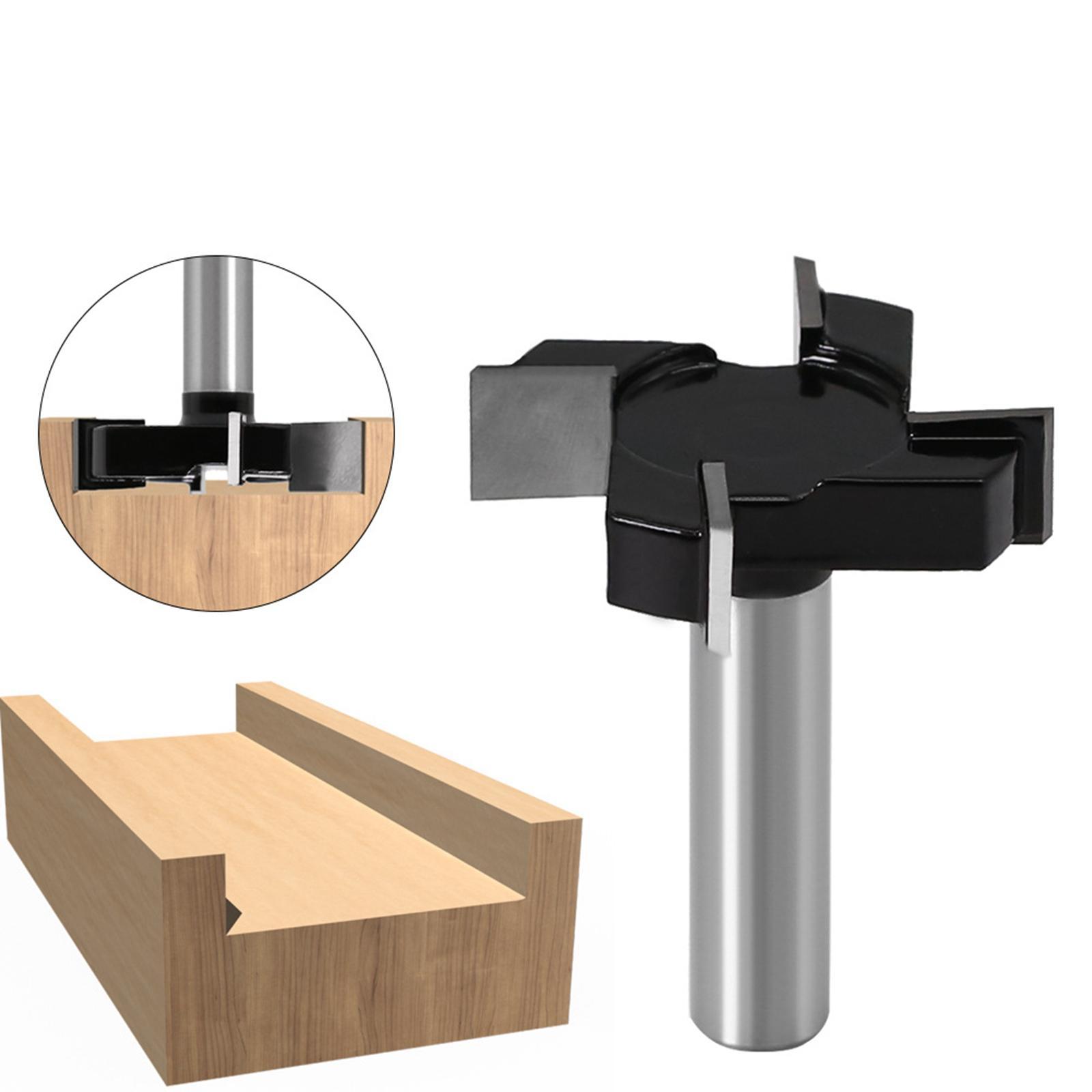 12mm Shank Carbide Planer Router Bits 2" Cutting Diameter Woodworking Tools