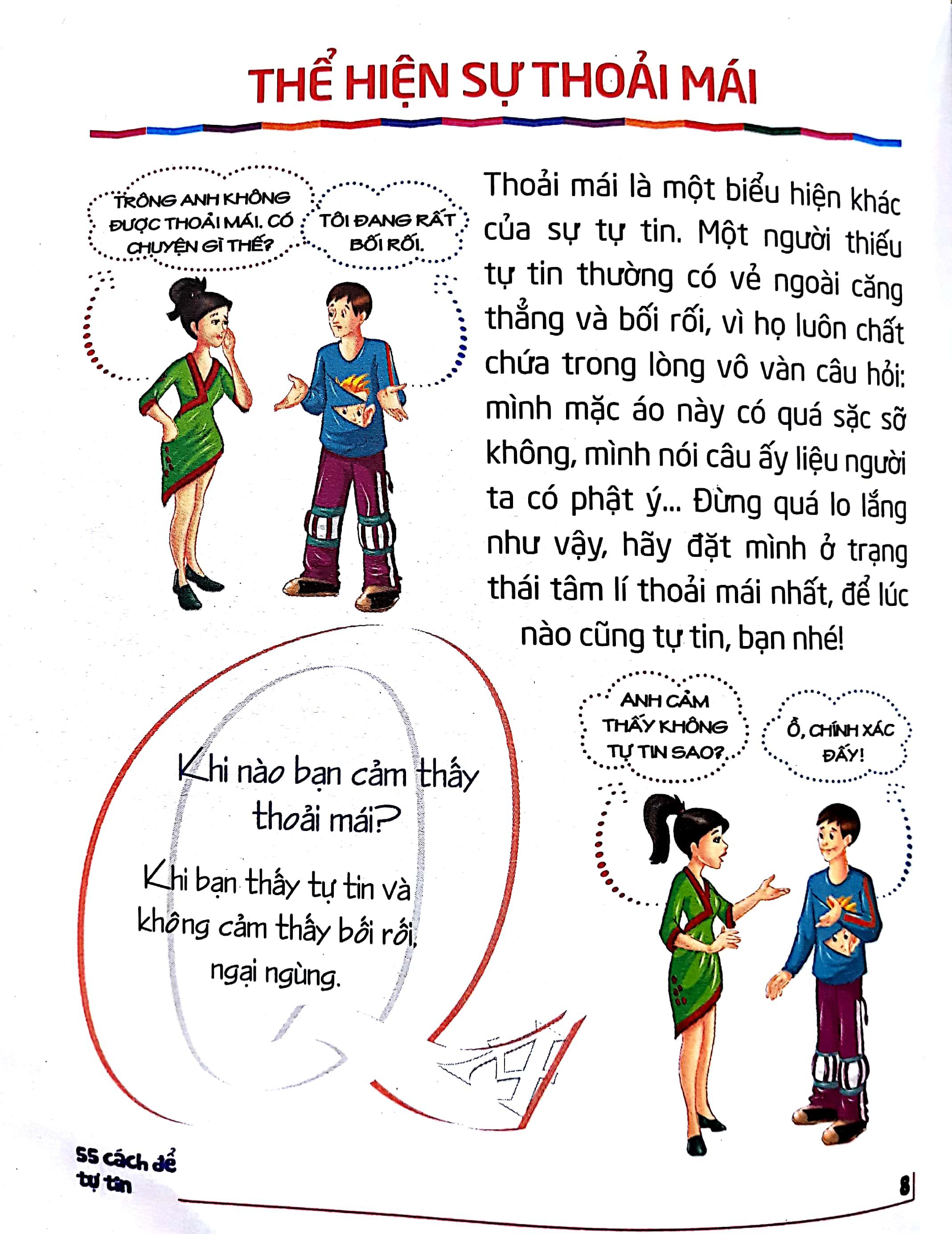 Sách 55 Cách Để Tự Tin