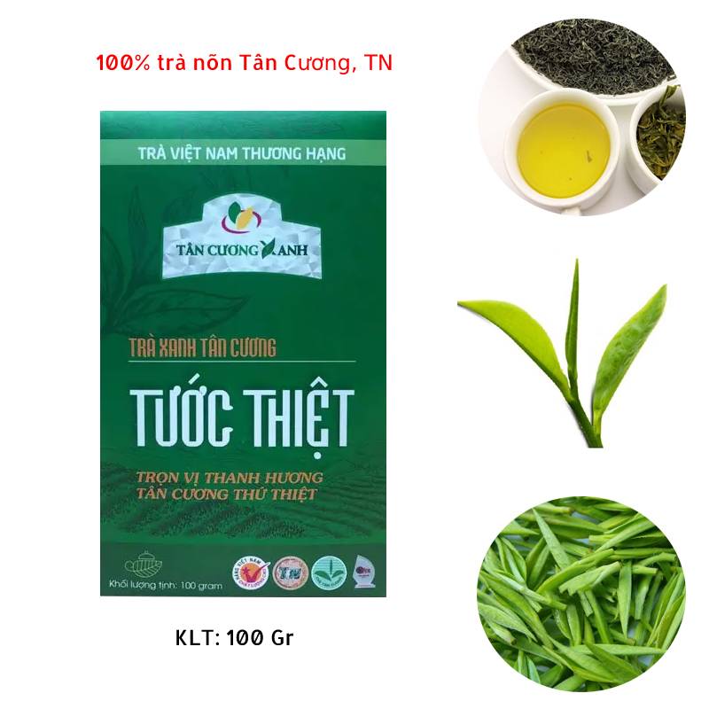 Trà xanh tân cương 100 gram - trà tân cương tước thiệt