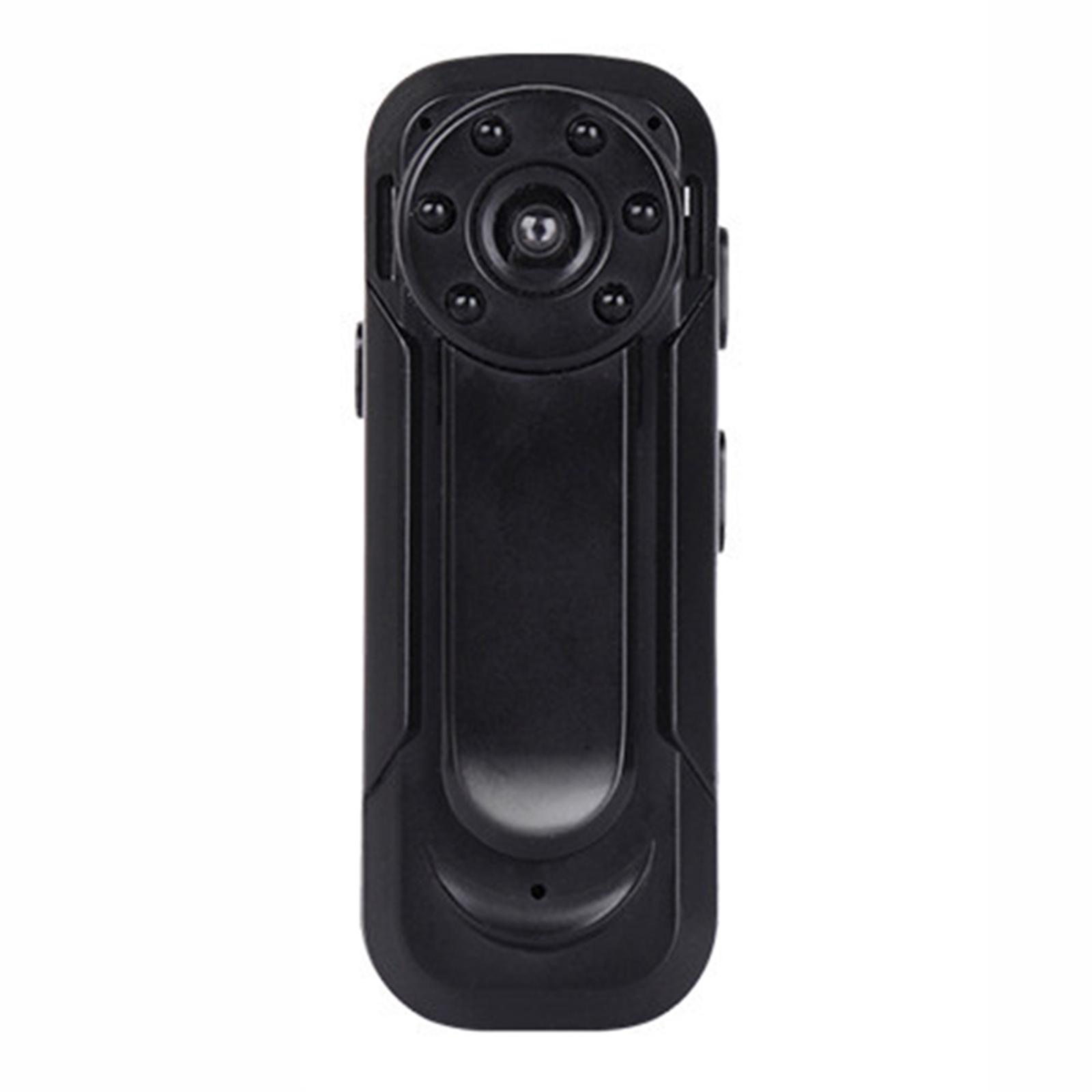 Mini Body Camera cam for Home Office 1080P Full Black