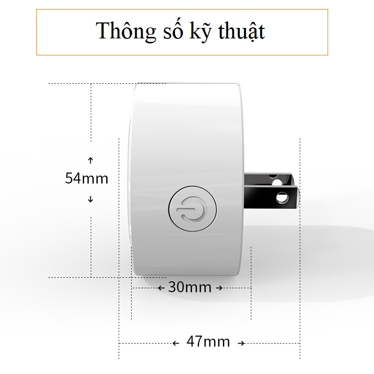 Phích cắm thông minh ĐKTX qua Wifi