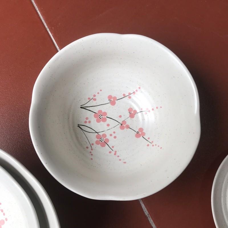 Bát Tô miệng lượn men gấm đào