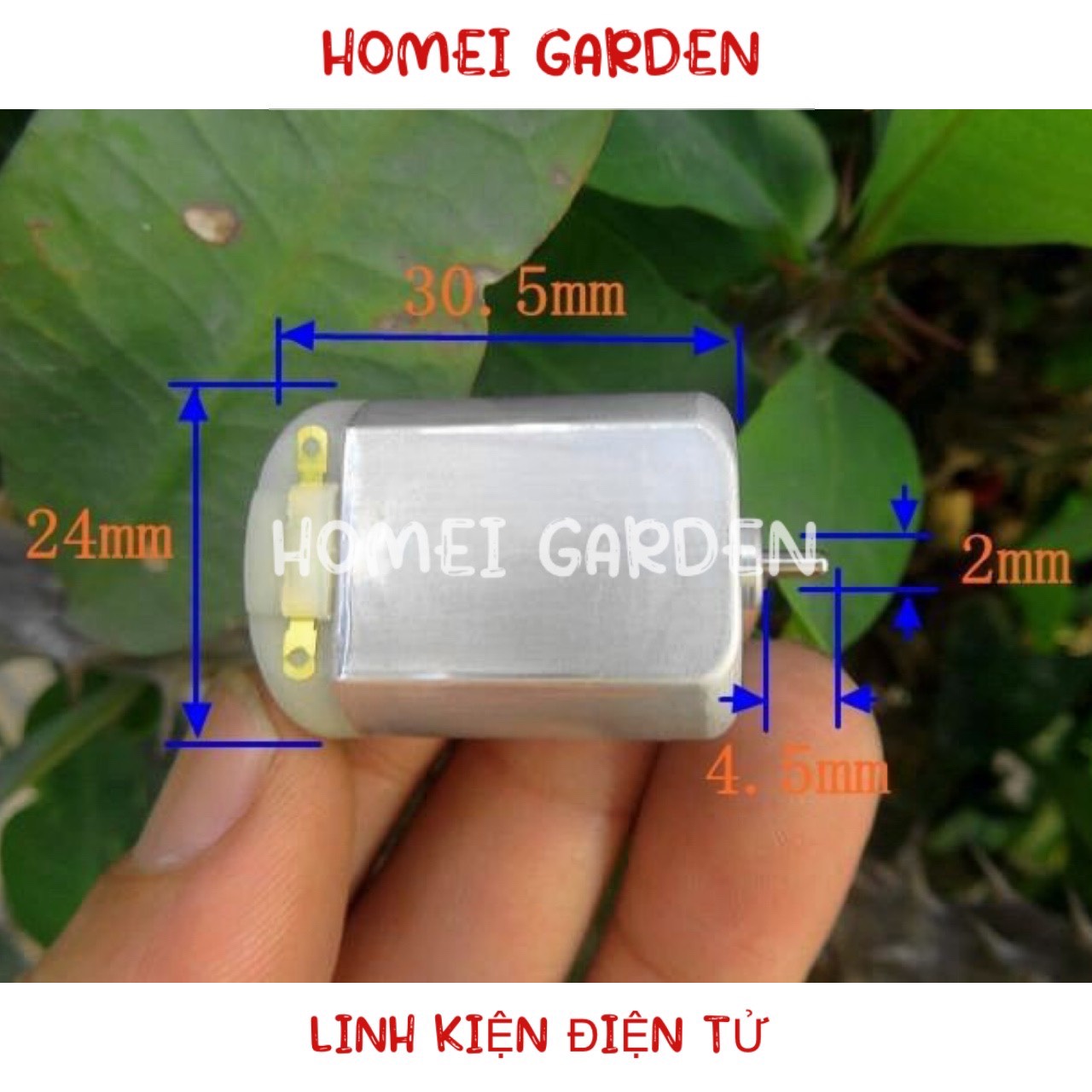 Động cơ mô tơ 280 có chổi than từ tính mạnh 3V 13200 vòng/phút chất lượng cao - HM0149