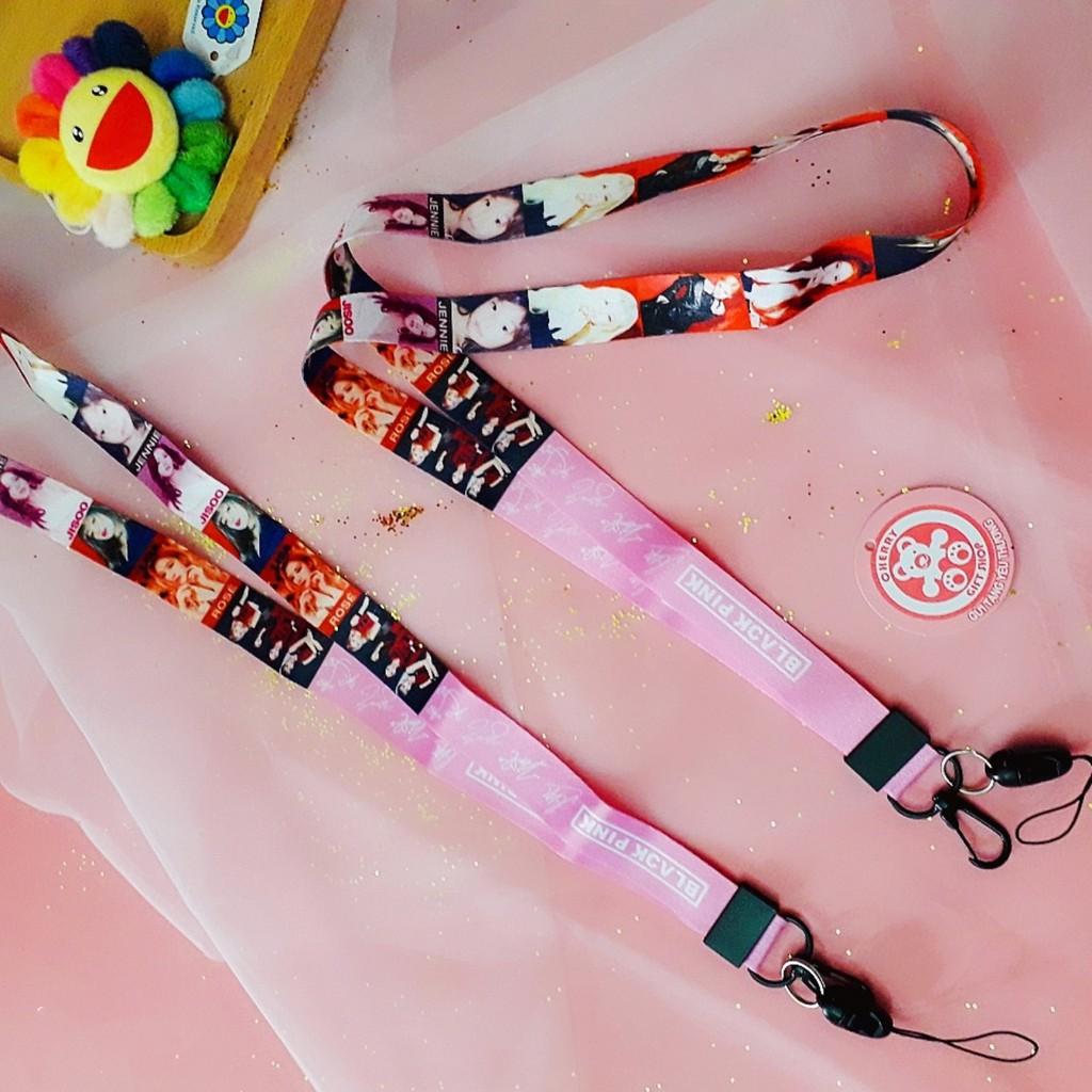 Dây Strap Black Pink Móc khóa Điện Thoại Black Pink