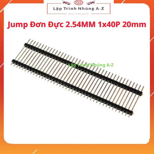 [Lập Trình Nhúng A-Z][136] Jump Đơn Đực 2.54MM 1x40P 20mm