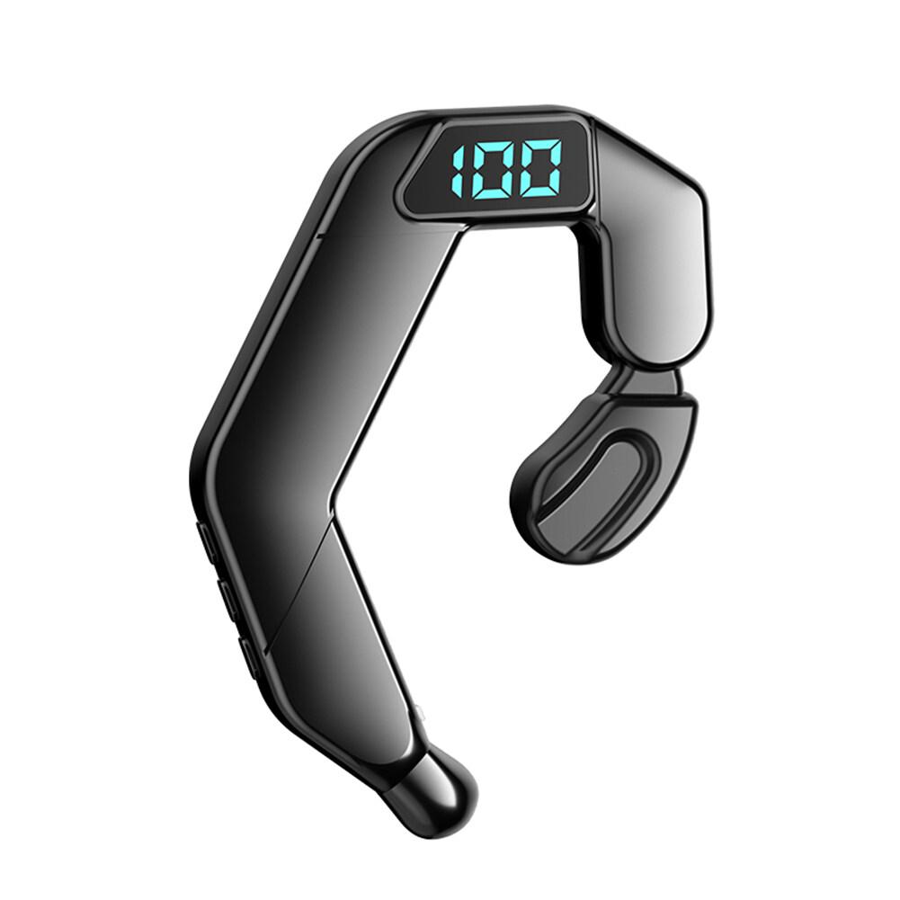 Tai nghe không dây V19 Tai nghe không dây tương thích Bluetooth Tai nghe Bone Conduction Tai nghe thể thao Màn hình kỹ thuật số Tai nghe kinh doanh
