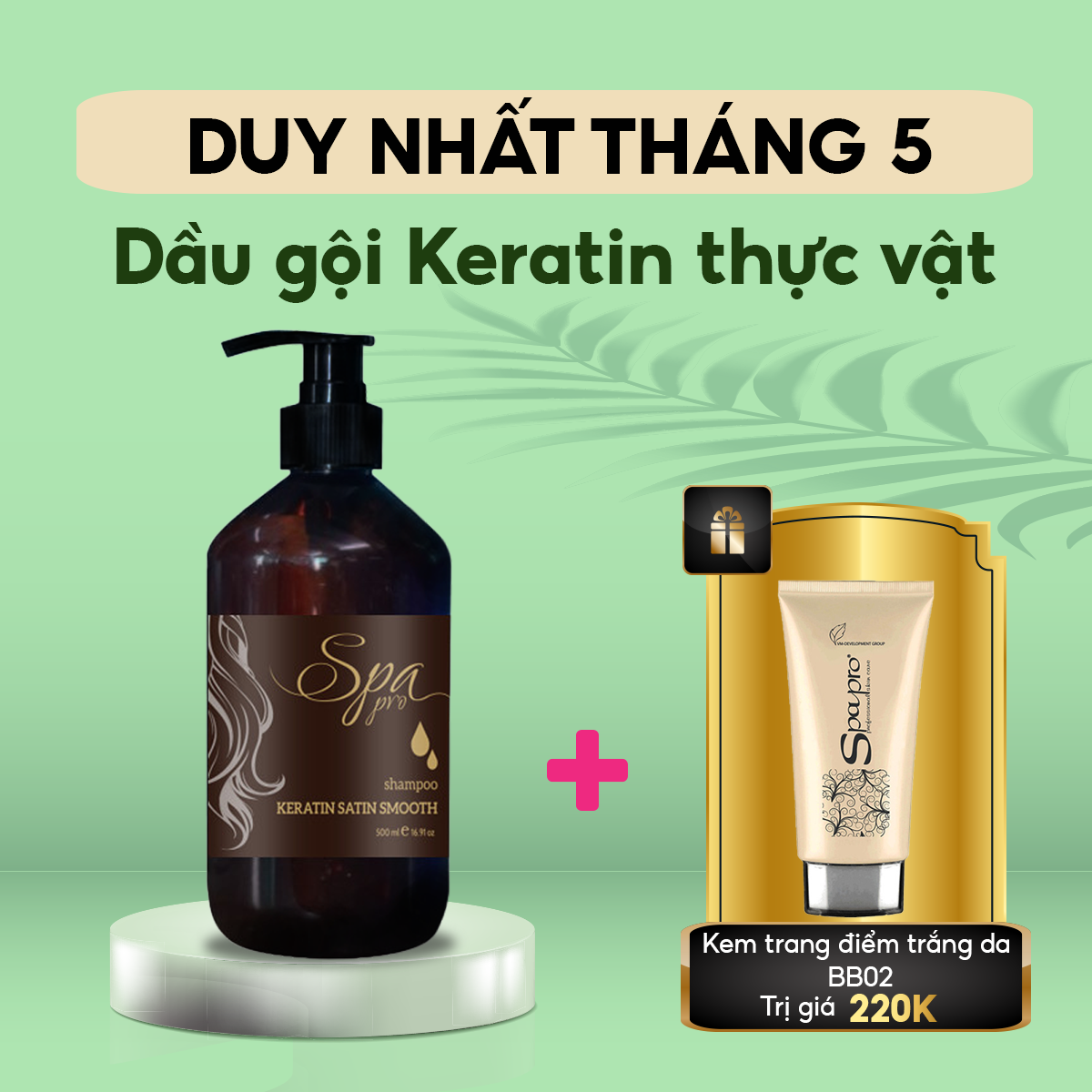 Dầu Gội Keratin Thực Vật 100% Vegan Chuẩn SPA Chăm Sóc Tóc Chuyên Nghiệp