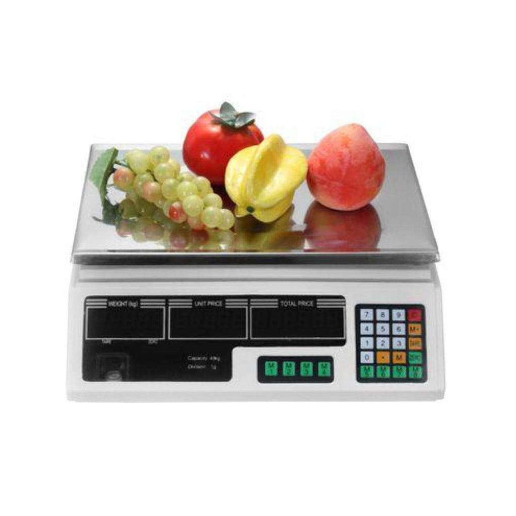 Cân điện tử tính tiền 2 mặt loại 40Kg công nghệ Hàn Quốc Dễ dàng sử dụng, tính tiền chính xác