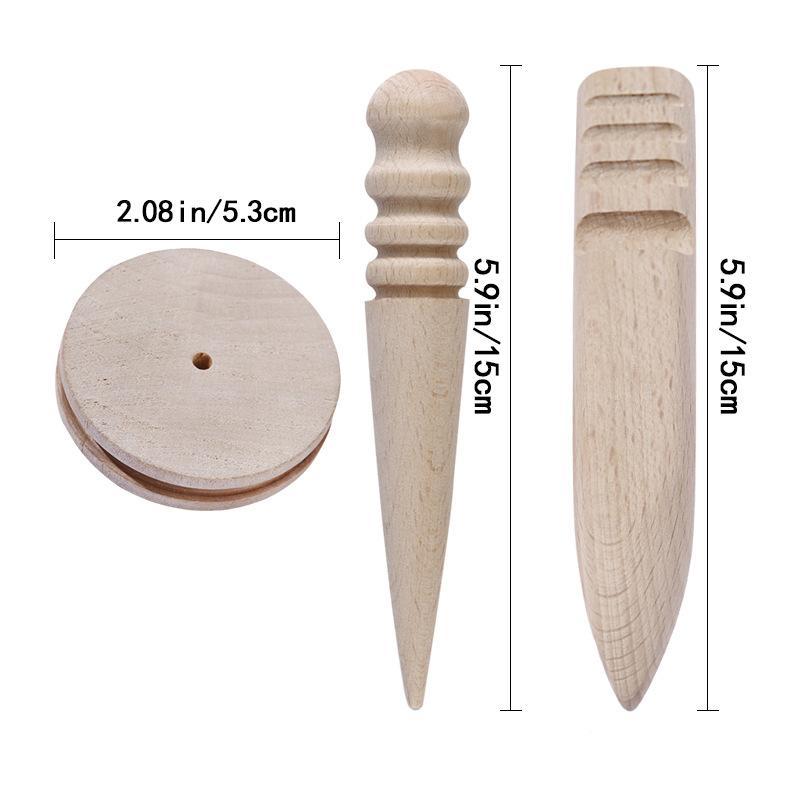 Leathercraft Tools Kit Stitching Trimming U+V Type Edge Beveler DIY Set