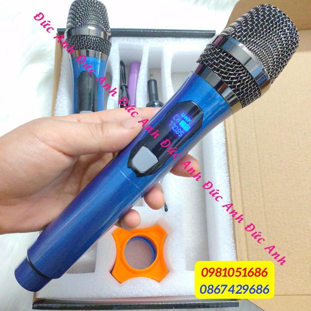 Mic không dây cao cấp đa năng bắt sóng UHF dành cho âm ly, loa kéo, sound card, mixer. Bảo hành lên đến 12 tháng