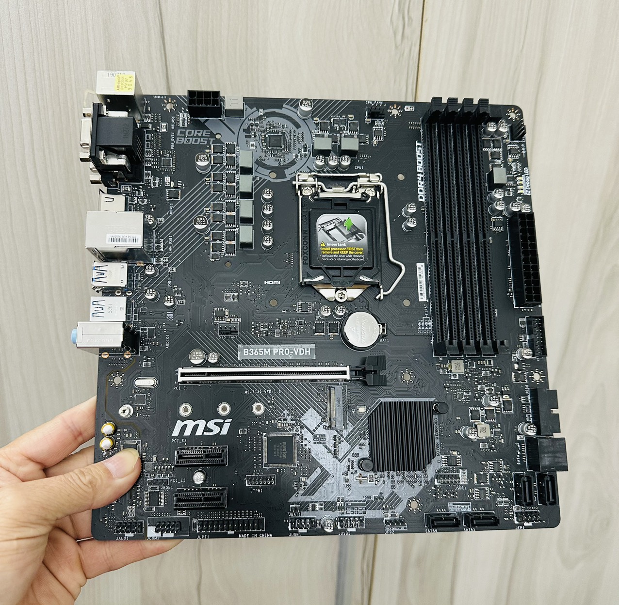 Bo Mạch Chủ (Mainboard) MSI B365M PRO-VDH (HÀNG CHÍNH HÃNG)