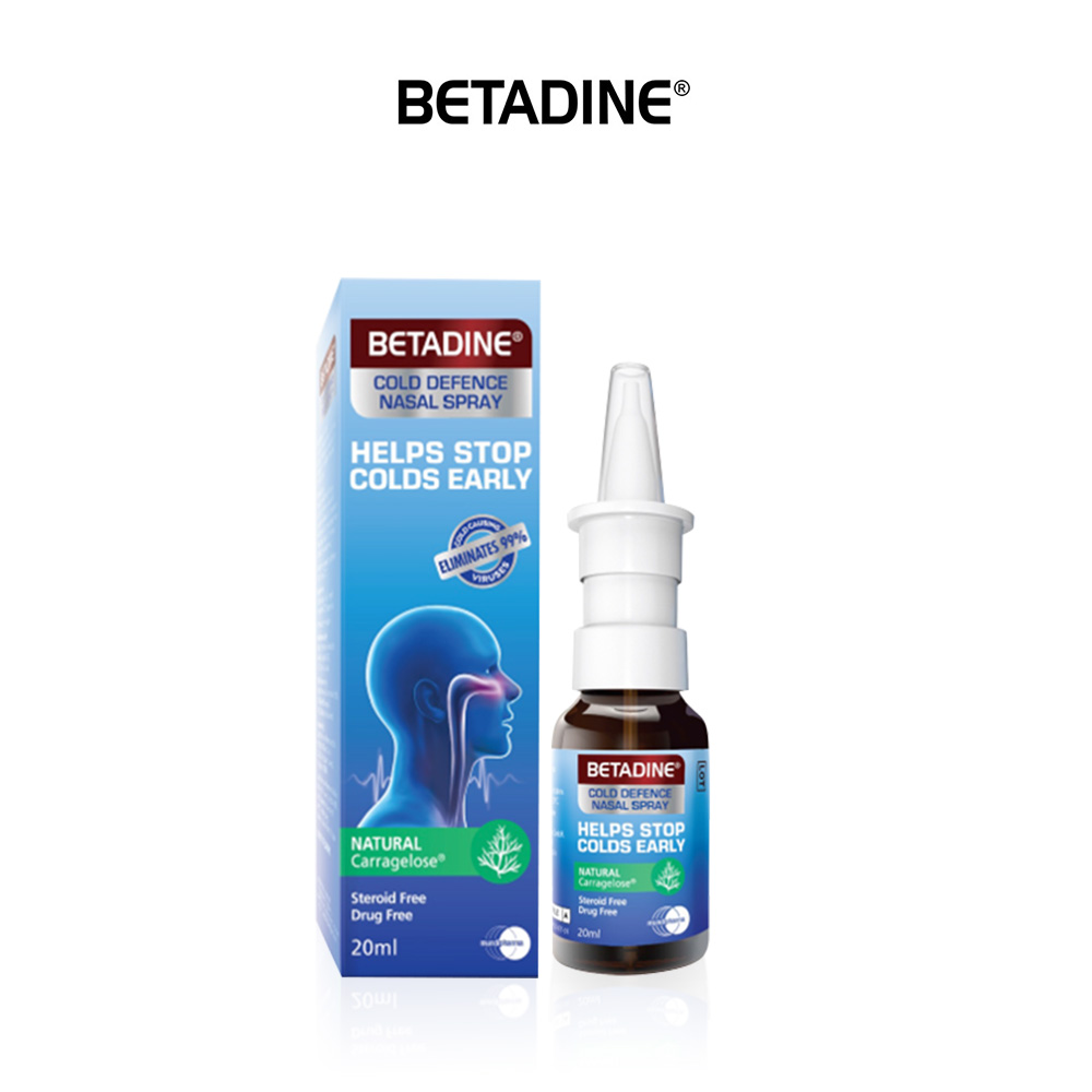 Xịt mũi người lớn Betadine Cold Defence Nasal Spray 20ml