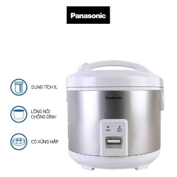 Nồi Cơm Điện Nắp Gài Panasonic SR-MVN10LRAX - Hàng Chính Hãng