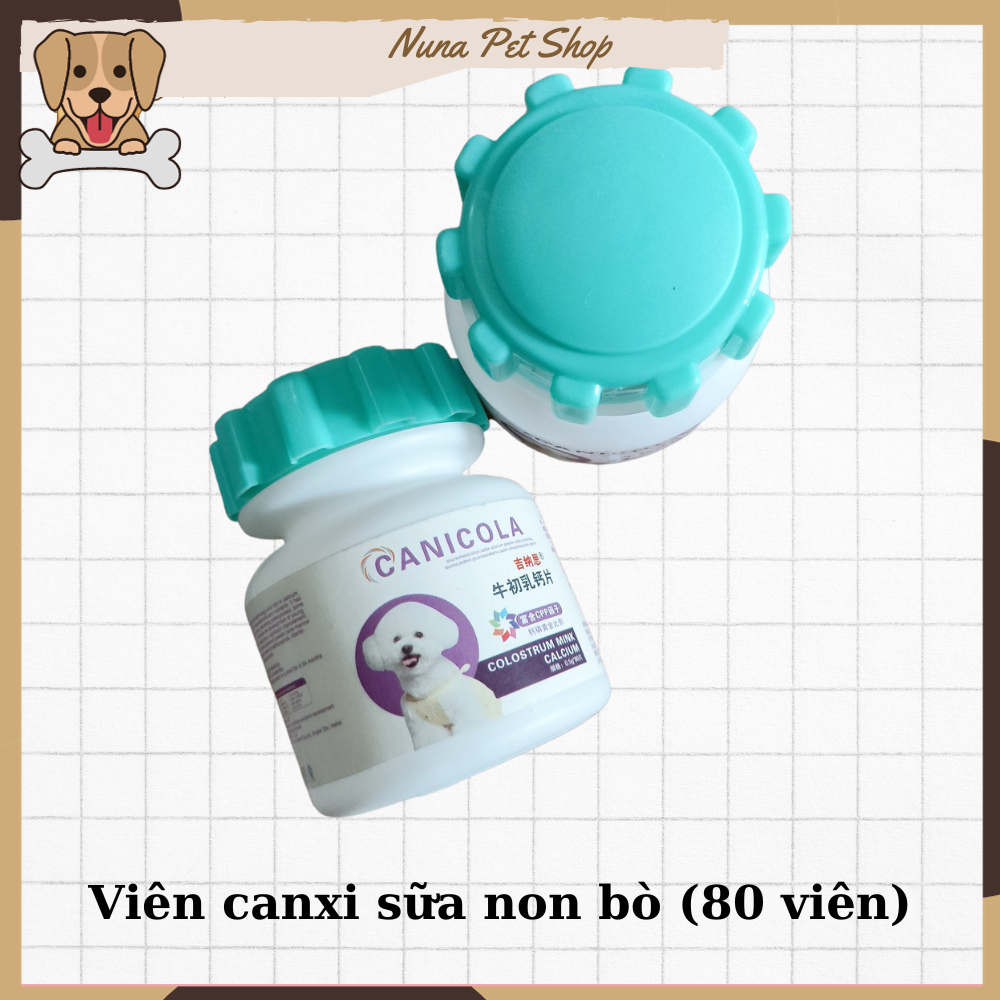 Viên canxi cho chó mèo bổ sung dinh dưỡng vitamin giúp chắc khỏe xương mượt lông