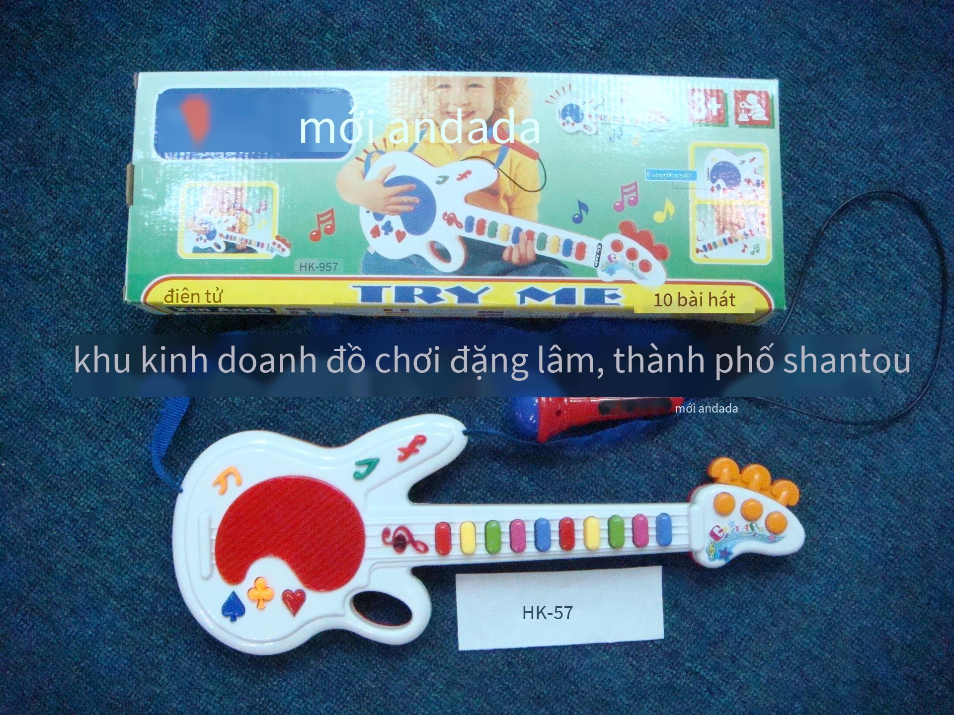 Ưu đãi đặc biệt đồ chơi âm nhạc tốt cho trẻ em âm nhạc đàn guitar điện tử đàn piano 957 đàn guitar hoạt hình đàn piano với lúa mì