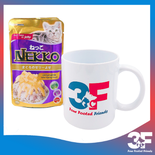 Pate Nekko Jelly Cho Mèo Trưởng Thành Từ 6 Tháng Tuổi Vị Cá Ngừ Và Phomai Dạng Thạch Gói 70gr