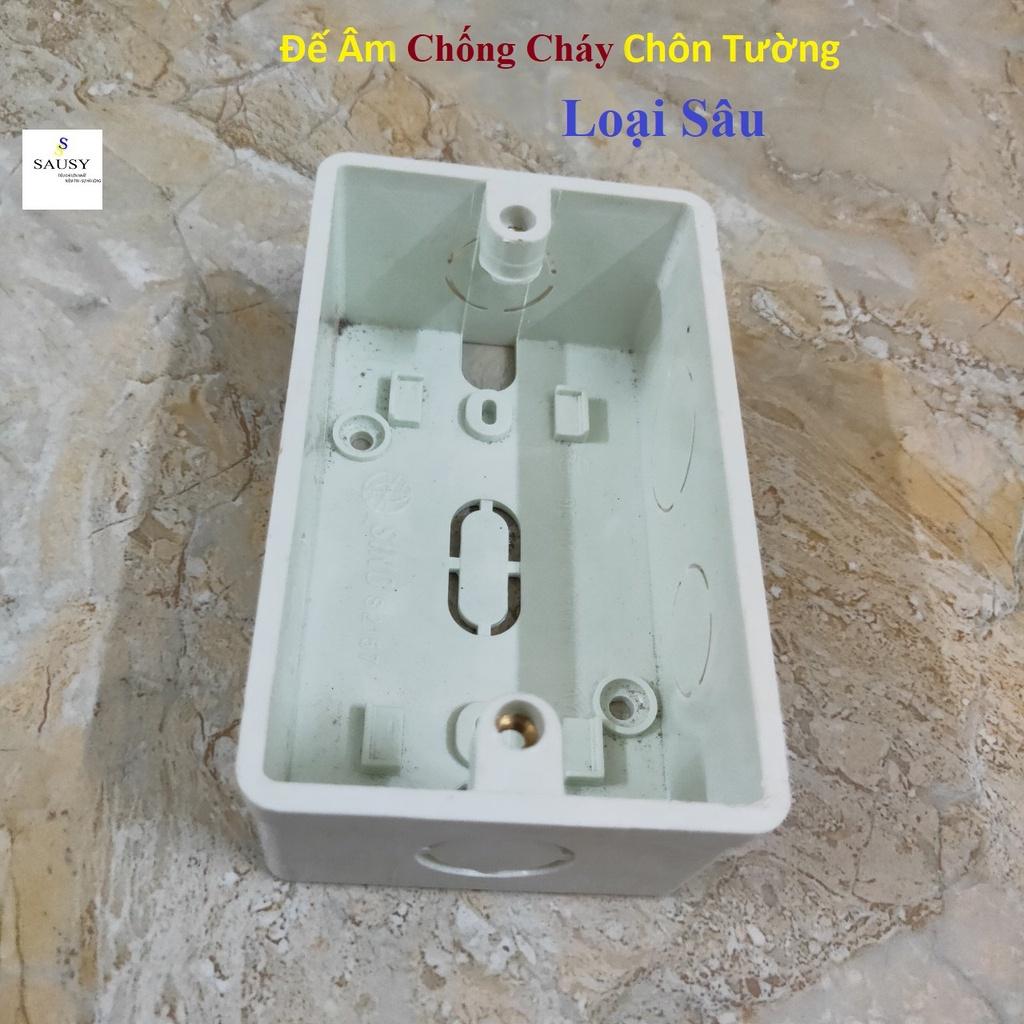 Mặt ổ điện Chôn Tường Attomat