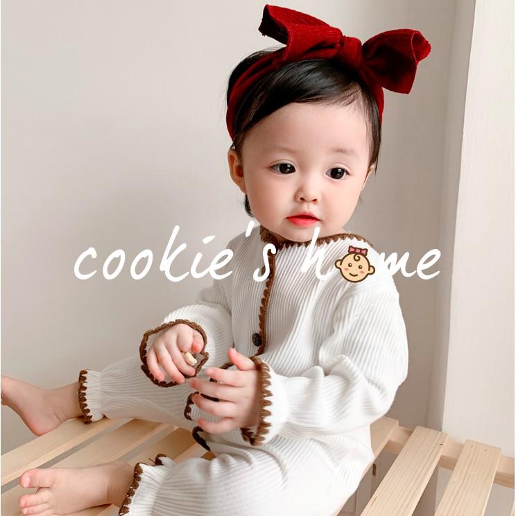 Body dài tay body ngủ không tất trắng cotton mùa hè cho bé sơ sinh đến 18 tháng