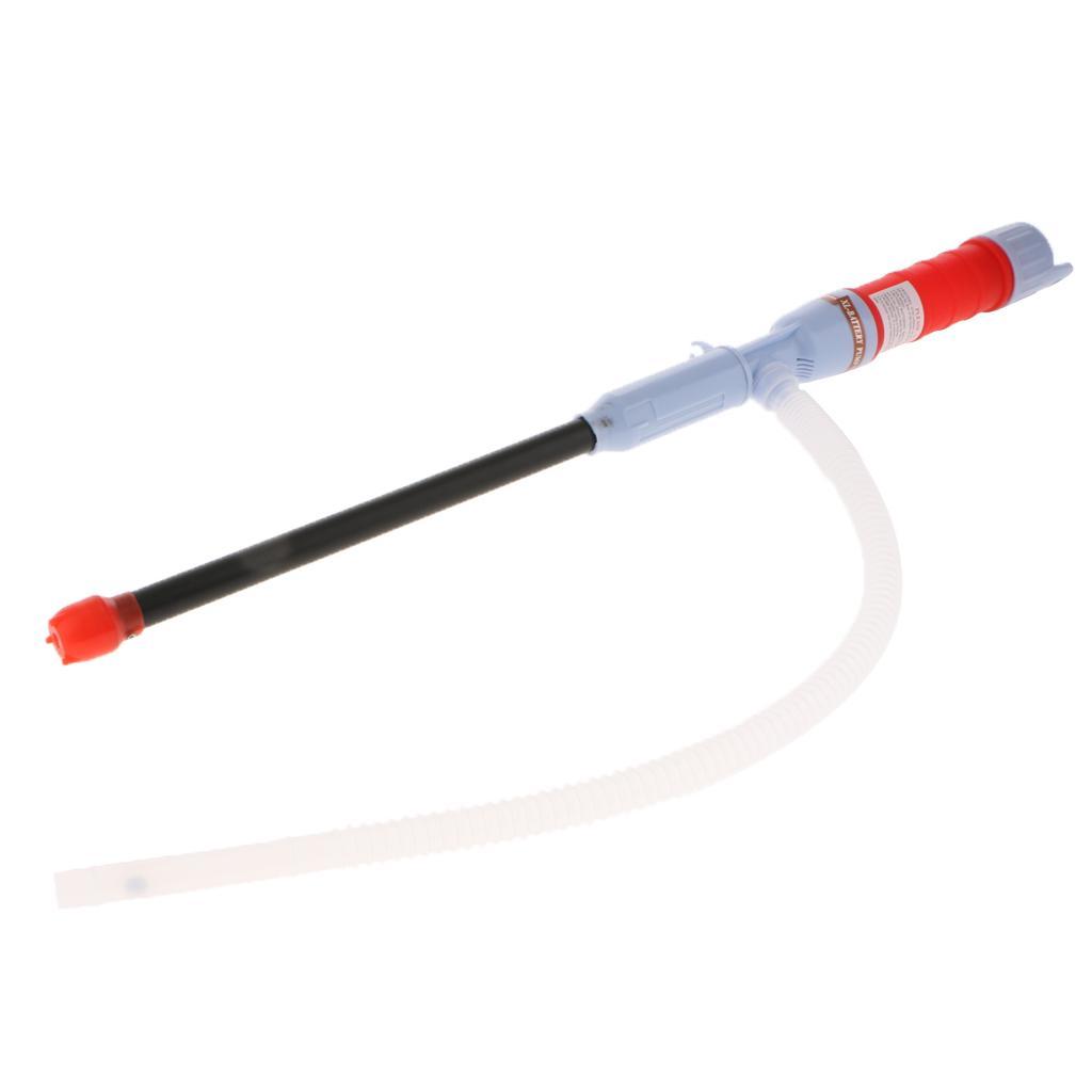 Car Hand Siphon Liquid Transfer Pipe Oil Water Tank High Quality Red