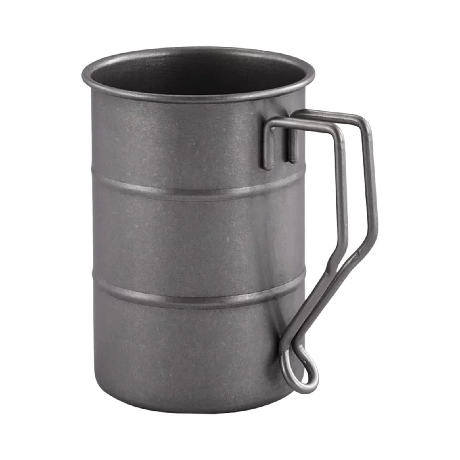 Coffee Mugs Tea Mugs Drinkware Reusable Portable 350ml Drinking Cup Camping Cup for Outdoor Home Office Hiking Picnic Fishing